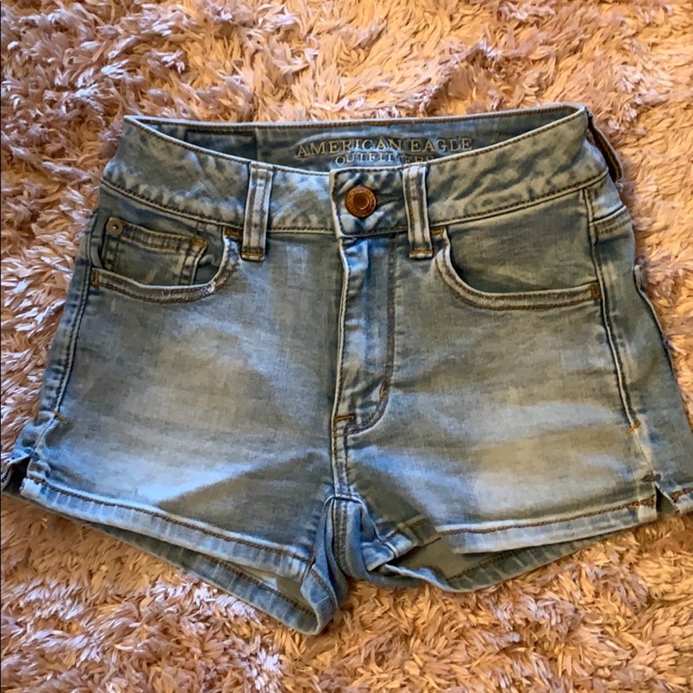 American eagle high rise shorts